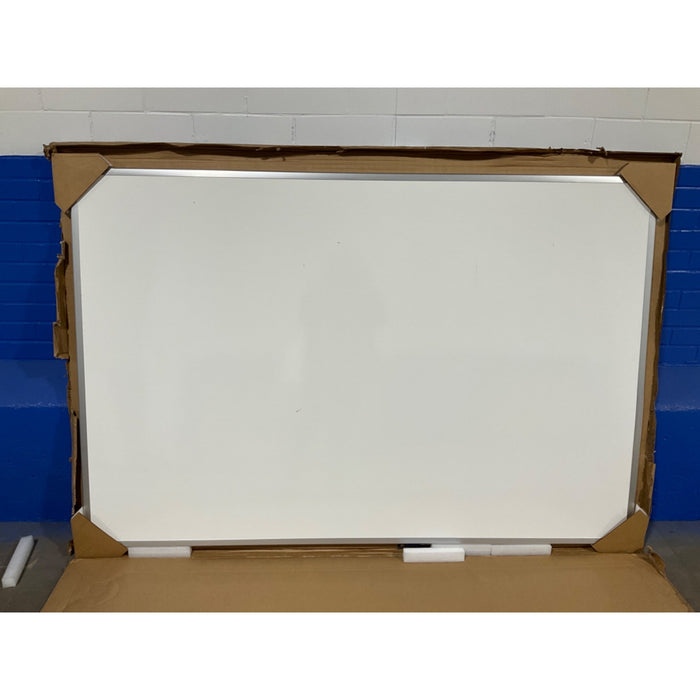 Quartet® Classic Total Erase® Non-Magnetic Melamine Dry-Erase Whiteboard, Aluminum Frame With Silver Finish