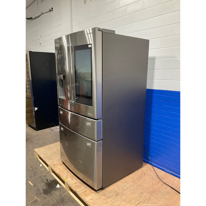 SAMSUNG 28 cu. ft. 4-Door French Door Refrigerator w/ 21.5” Touch Screen, Stainless Steel (RF28R7551SR/AA)