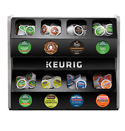 Keurig Premium 8 Sleeve K Cup Pod Storage Rack 18 3 8 H x 16 3 8 W PalletParadise